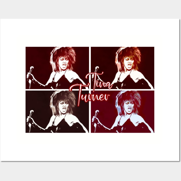 Tina Turner Legend is Singer! Wall Art by Highlowerus